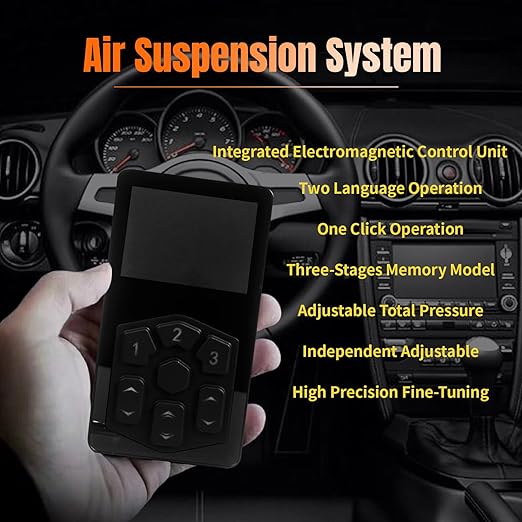 Rear Airbag Controller for Air Suspension | Automatic Pressure Control System | Heavy Duty | Ideal for Trucks, Towing & Load Support