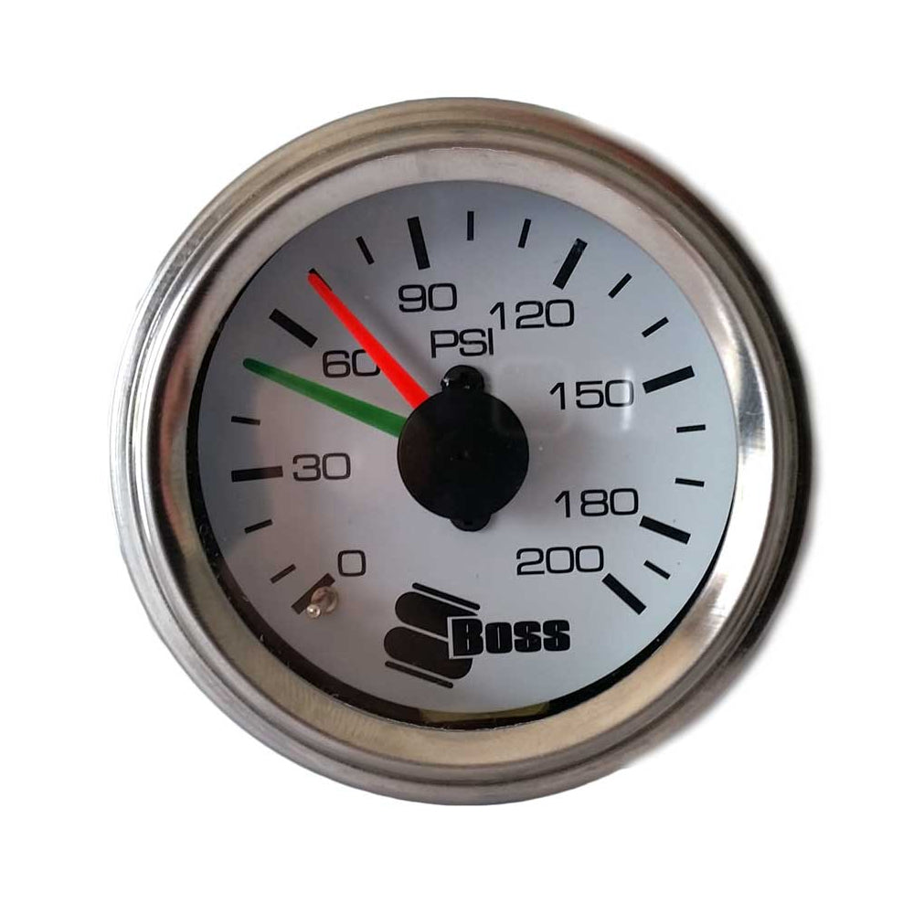 Air Gauge 200psi Dual Needle Air Ride With Fittings
