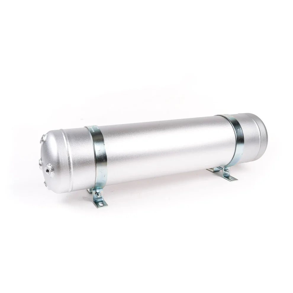 5 Gallon Aluminum Air Tank | 5 Port Air Reservoir | Heavy Duty for Air Suspension Systems | Bare (No Fittings)