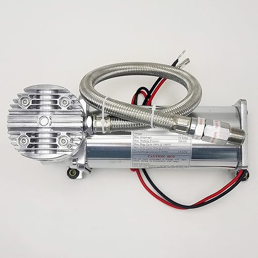 12V Heavy Duty Air Compressor | 100% Duty Cycle for Truck Air Suspension | Off-Road & Towing | PX06