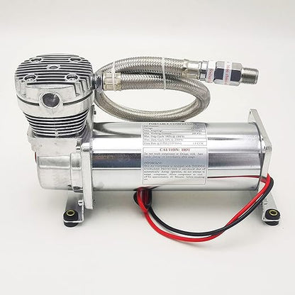 12V Heavy Duty Air Compressor | 100% Duty Cycle for Truck Air Suspension | Off-Road & Towing | PX06