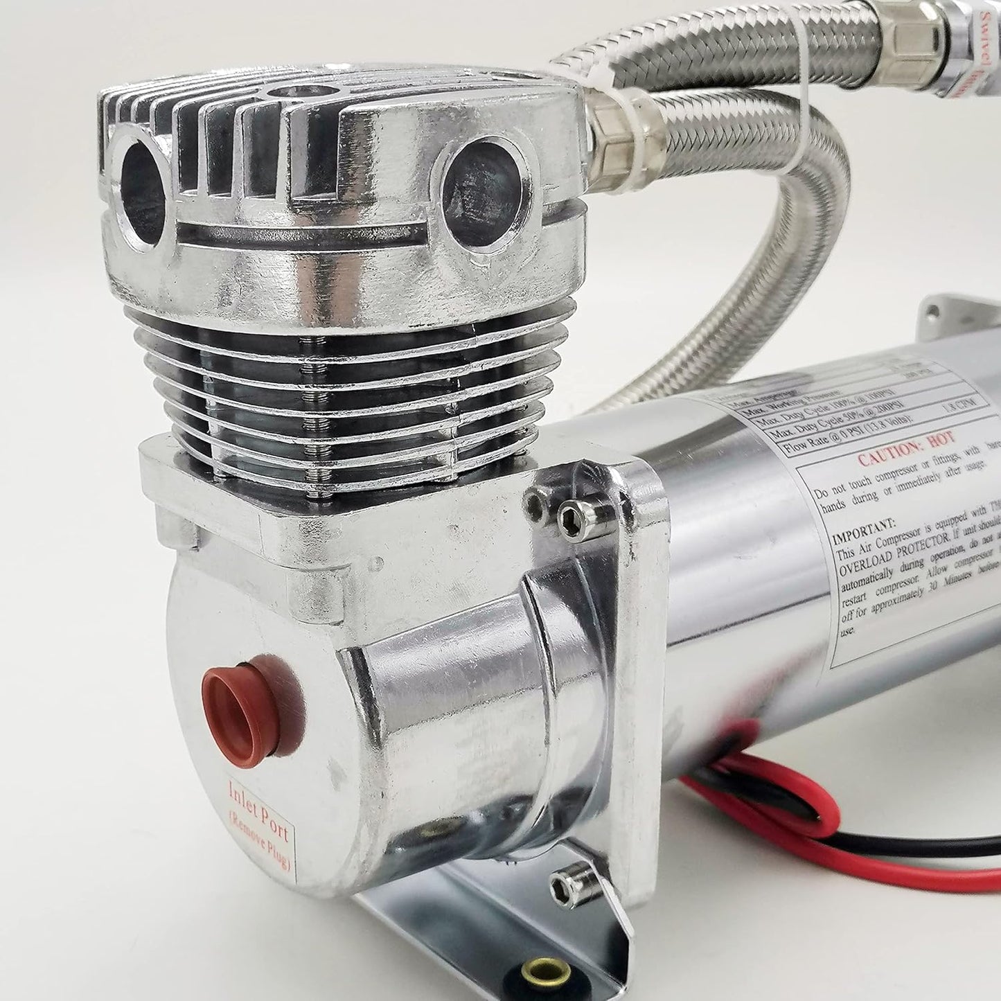 12V Heavy Duty Air Compressor | 100% Duty Cycle for Truck Air Suspension | Off-Road & Towing | PX06