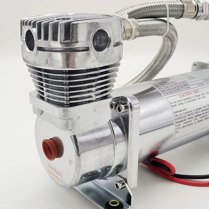 12V Heavy Duty Air Compressor | 100% Duty Cycle for Truck Air Suspension | Off-Road & Towing | PX06