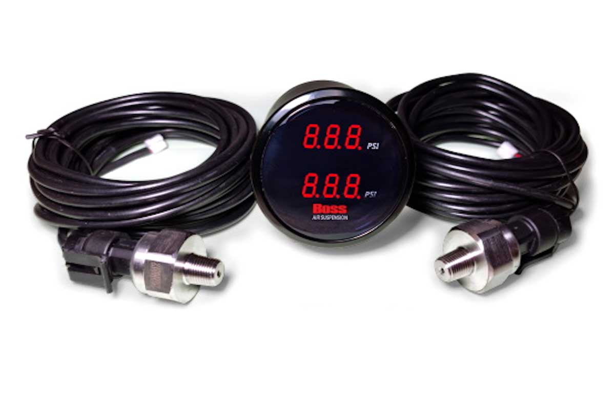 Air Suspension Inflation Kit with PX02 Digital Controller | 2 Button Control System | Easy Manual Airbag Adjustment | Heavy Duty