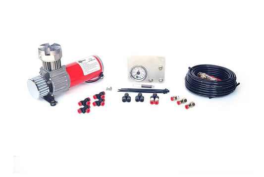 Air Suspension Inflation Kit with PX02 In-Cab Controller | 2 Button Airbag Control System | Easy Manual Adjustment | Heavy Duty