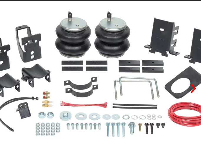 Triple Airbag Rear Suspension Kit for Ford F250 & F350 (2010–2017) | Heavy Duty Load Assist Air Suspension | Towing & Hauling Upgrade