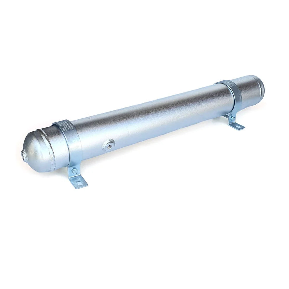 2 Gallon (6L) Aluminum Air Tank | 3 Port Complete Air Reservoir | Heavy Duty for Air Suspension Systems