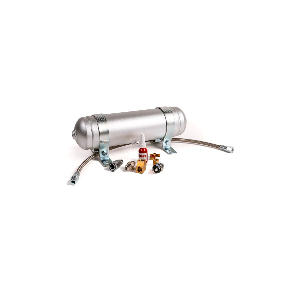 1 Gallon (3L) Aluminum Air Tank | 3 Port Complete Air Reservoir | Heavy Duty for Air Suspension Systems