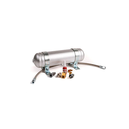 1 Gallon (3L) Aluminum Air Tank | 3 Port Complete Air Reservoir | Heavy Duty for Air Suspension Systems
